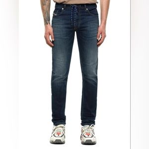 Diesel‎ Thommer Slim Joggjeans Drawstring Waist Dark Wash W28